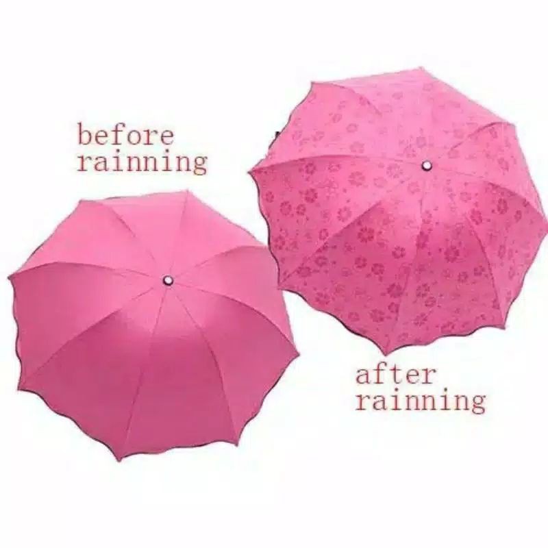 Flash Sale H3 Payung Lipat 3d | Berubah Gambar Saat Hujan | Waterproof Payung Mini ErdlVV8fenlWgo