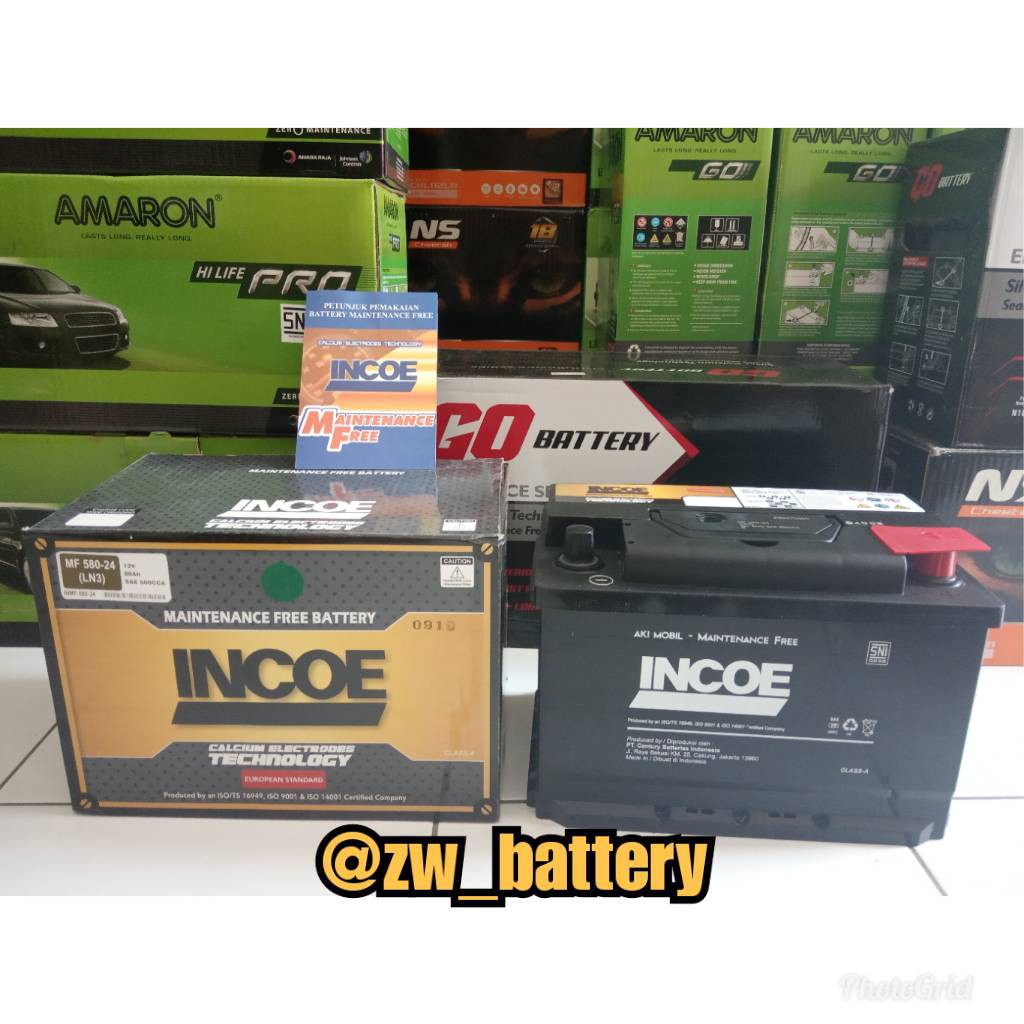 Aki Mobil Volvo 740 960 240 58024 INCOE ASTRA MF Aki Kering 12V 80Ah