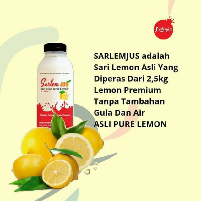 

SarlemJus, Sari Lemon Murni, Sari Lemon Original, Diet Sehat Sari Lemon