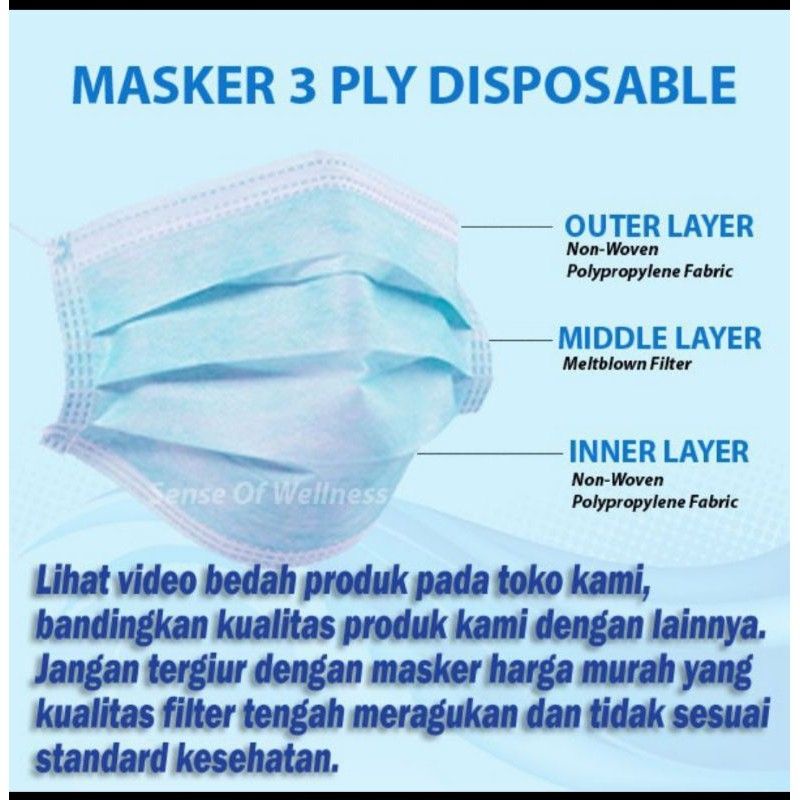 Masker sense of welnes (Berembos)