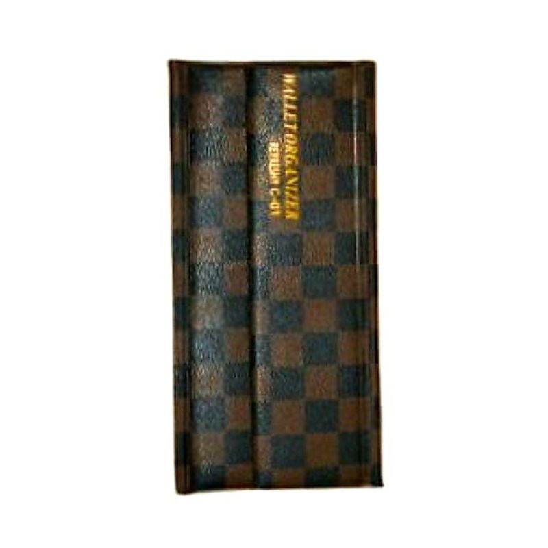 Dompet pintar wallet organizer pengatur keuangan bulanan motif damier monogram