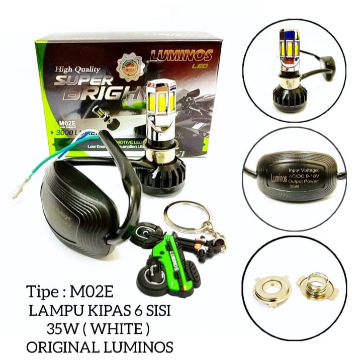 Led LUMINOS Original Lampu Led LUMINOS ORIGINAL Ready 6 sisi WHITE M02E