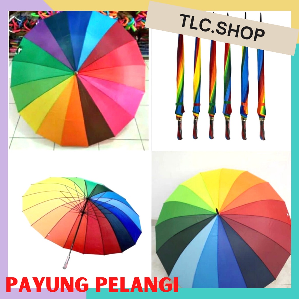 Payung Pelangi Jumbo/ Payung Jumbo Pelangi