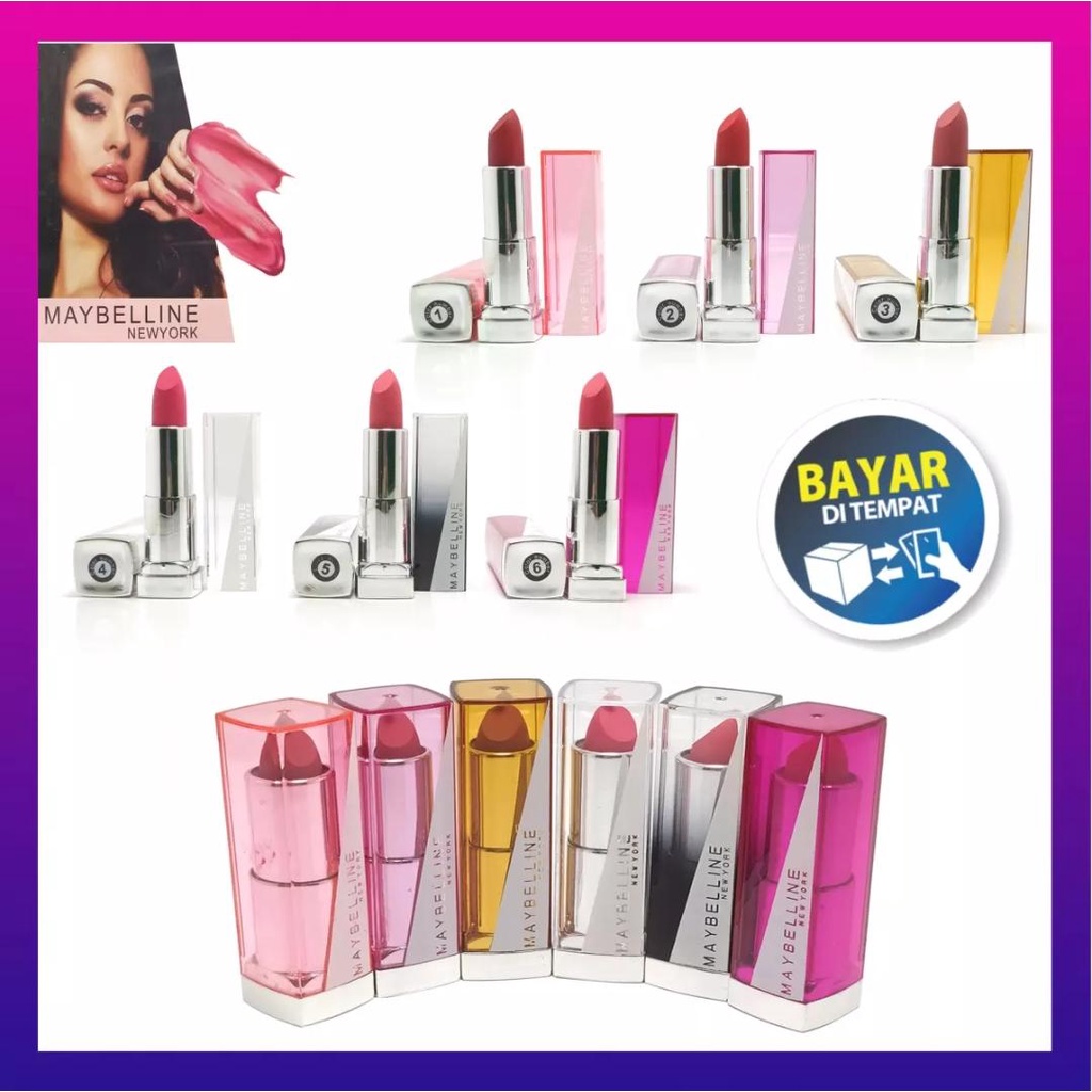 [PROMO ECER 1PCS/PER BATANG BISA PILIH WARNA] Lipstick Maybelline Putar SuperStay - lipstik Maybelli