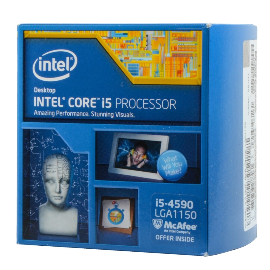 Processor Intel Core i5-4590 3.3Ghz TRY ( fan original - LGA1150 )