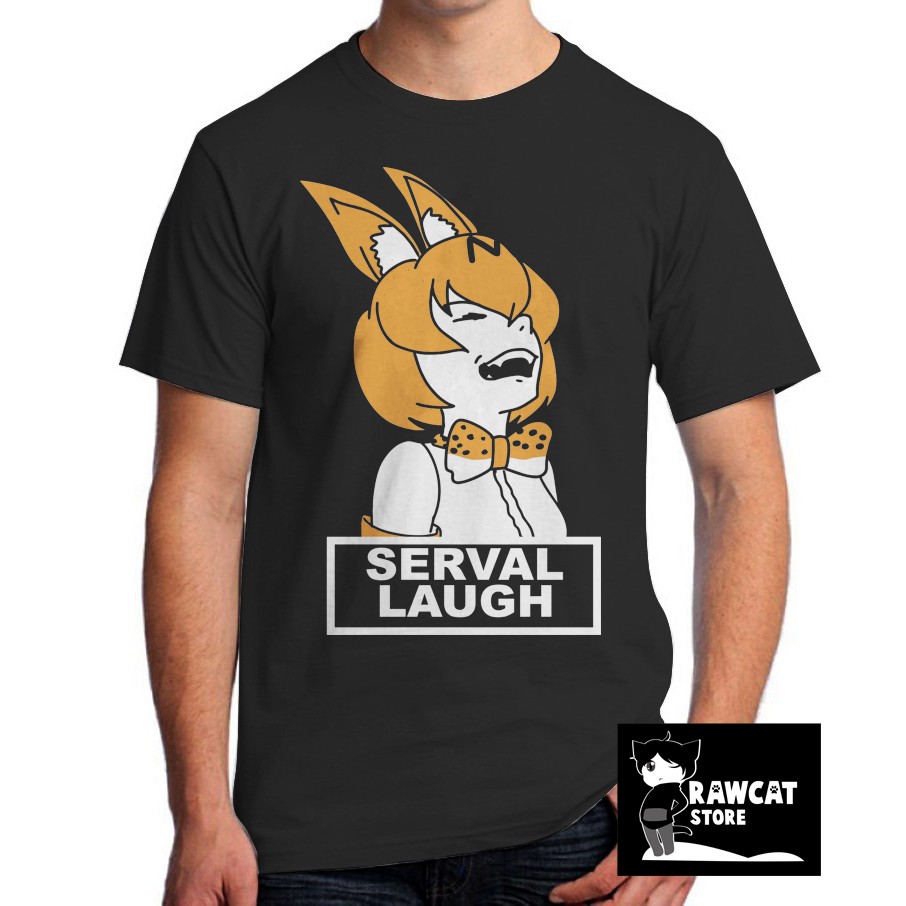 kaos serval laugh kemono friends