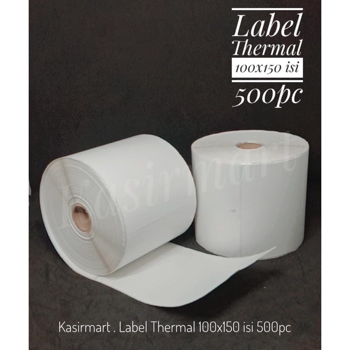 Label Thermal 100x150 isi 500pc Kertas Sticker Receipt Printer Barcode Xprinter A6 110mm