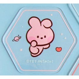 Kpop BT21 Tatakan Gelas Bahan Akrilik Motif Kartun Hewan