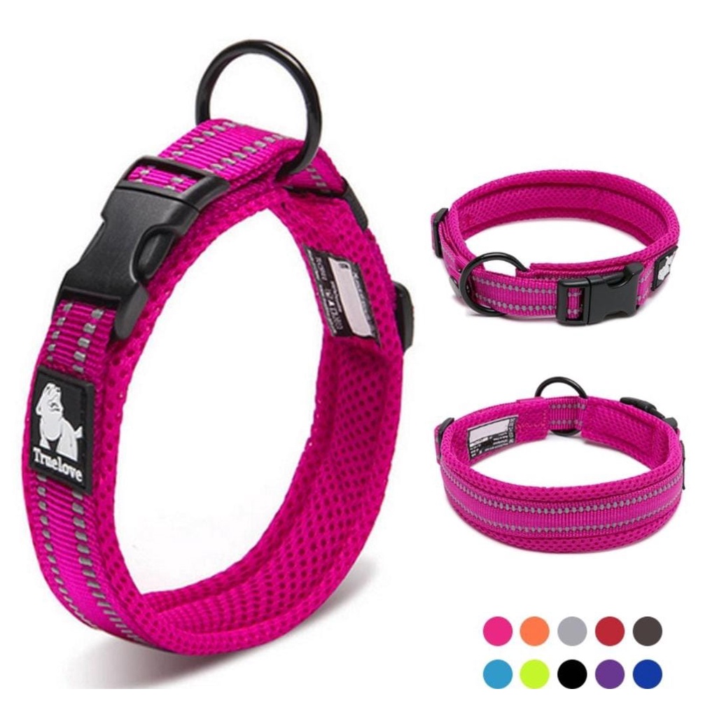 TRUELOVE PET COLLAR REFLECTIVE kalung anjing kucing adjustable dog cat