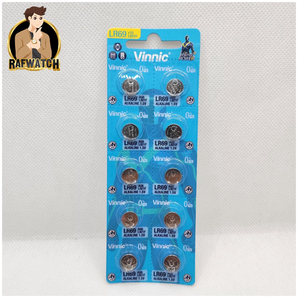 Baterai Vinnic L920 Original Baterai Jam L921F AG6 1.5V