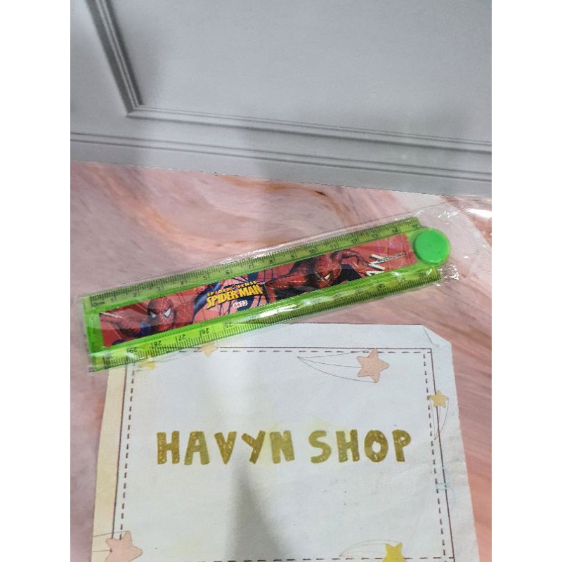 penggaris bisa di lipat 30cm/garisan lipat-Spiderman
