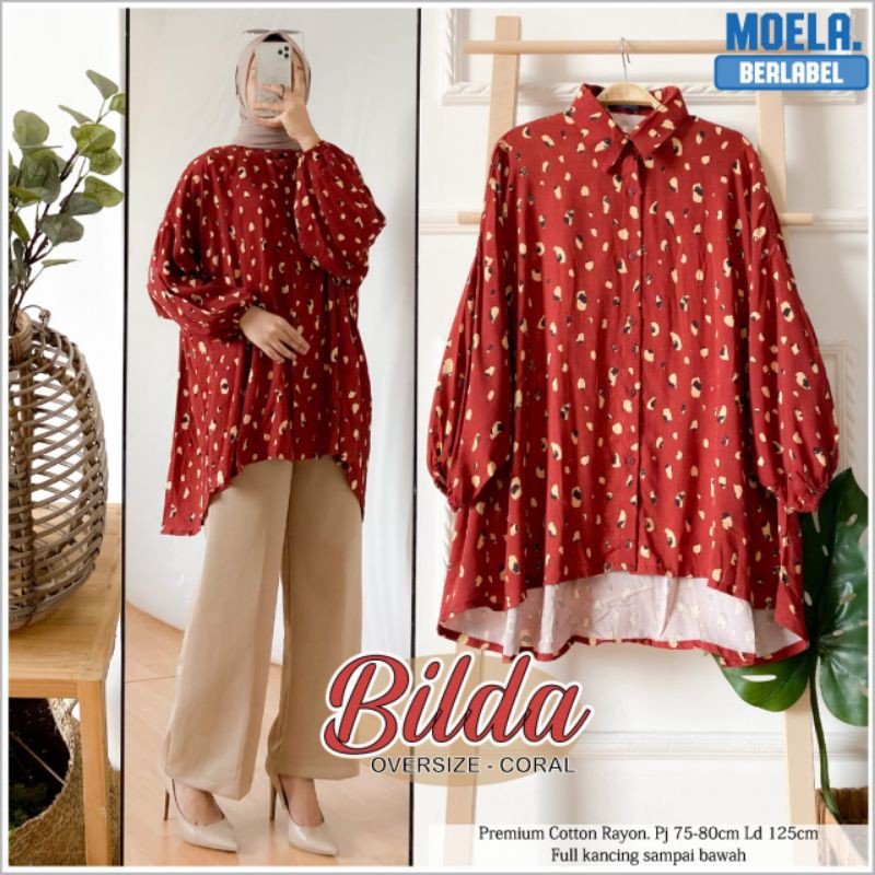 Oversize Blouse / Kemeja Oversize / Oversize Shirt / Bilda Oversize