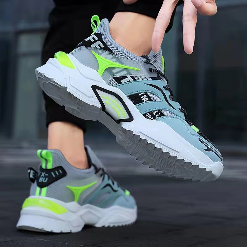 KZT-SP01 'FREE BOX' Sepatu Sneakers Sport Pria &quot;AYEON&quot; Running Olahraga Casual Travelling Import