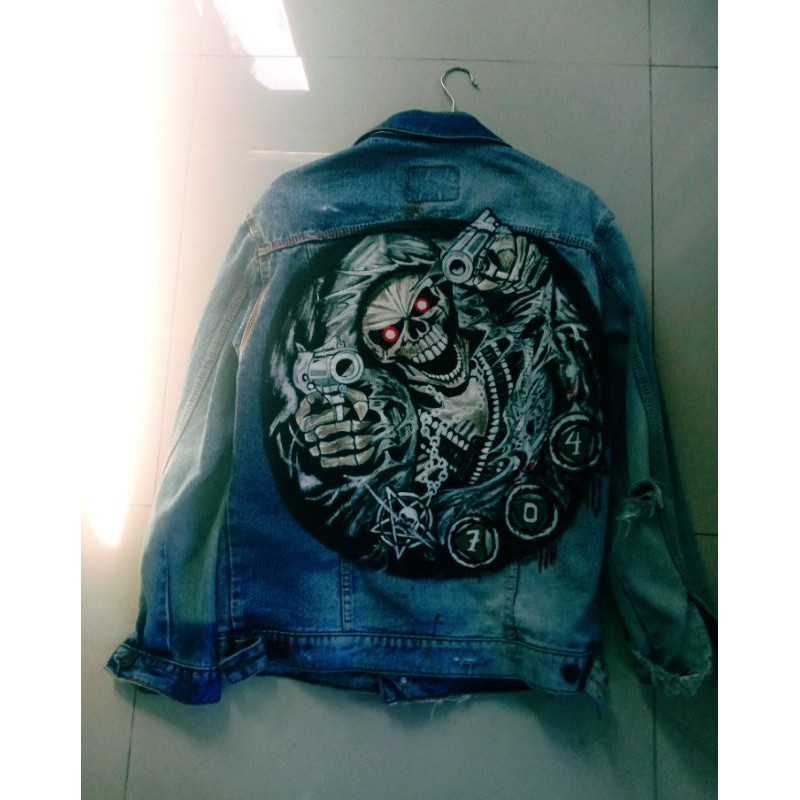 JAKET CUSTOM METAL TENGKORAK