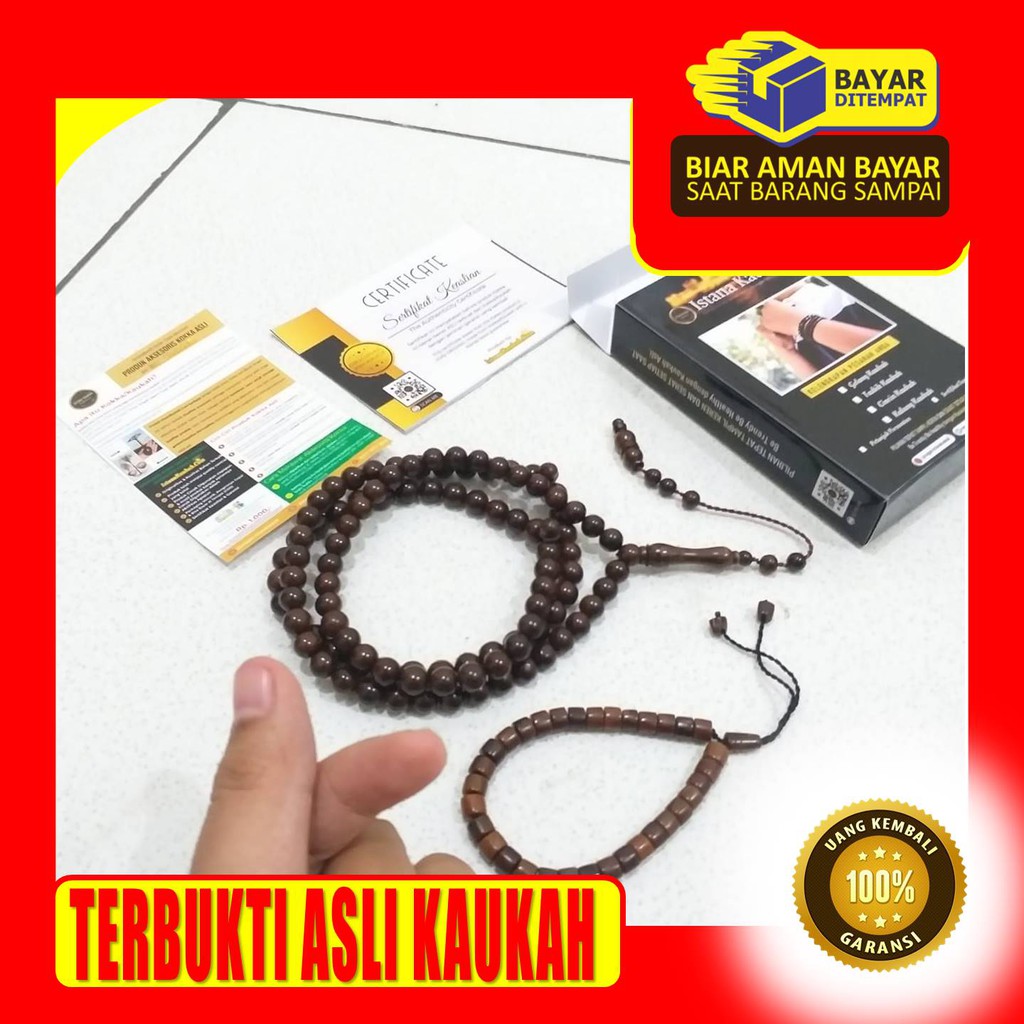 KHAS MEKKAH, TASBIH KOKKA 99 BUTIR Kaukah Mesir Asli