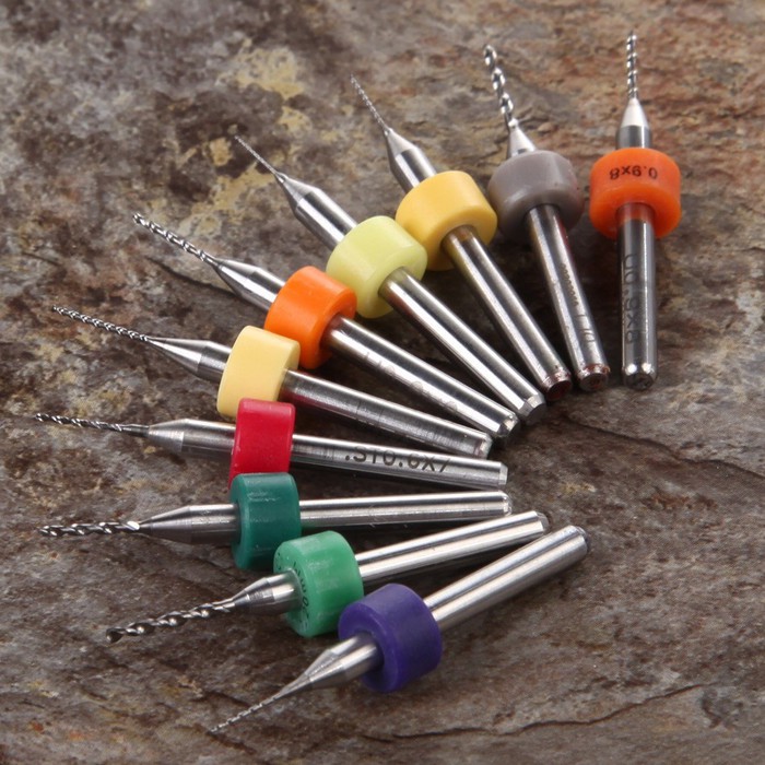 Mata Bor Micro cnc pcb Tungsten carbide micro drill bits 10pcs