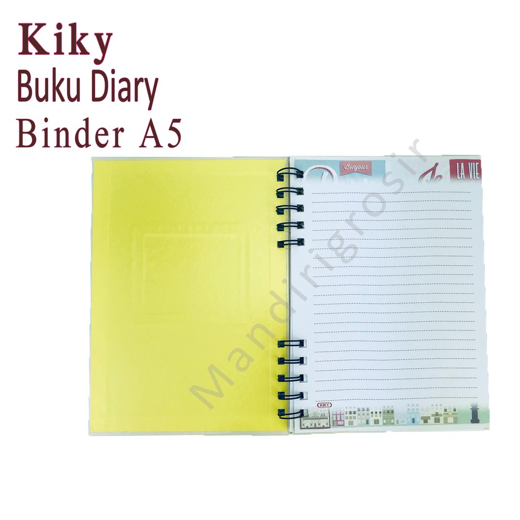Buku Catatan * Kiky * Diary * Binder * 621550RN-A5