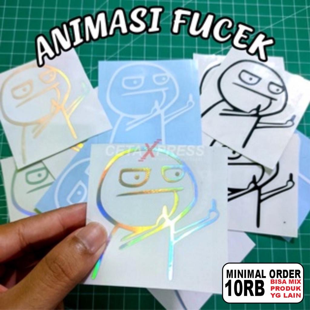 STICKER FUCEK ANIMASI