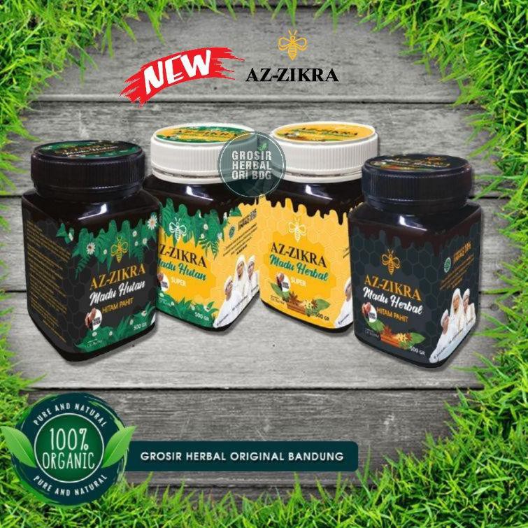 

S3dia Madu Azzikra Az-Zikra Kemasan Baru 500gr ASLI ( Hutan Herbal Sarang ) Super dan Hitam |J1I0 03