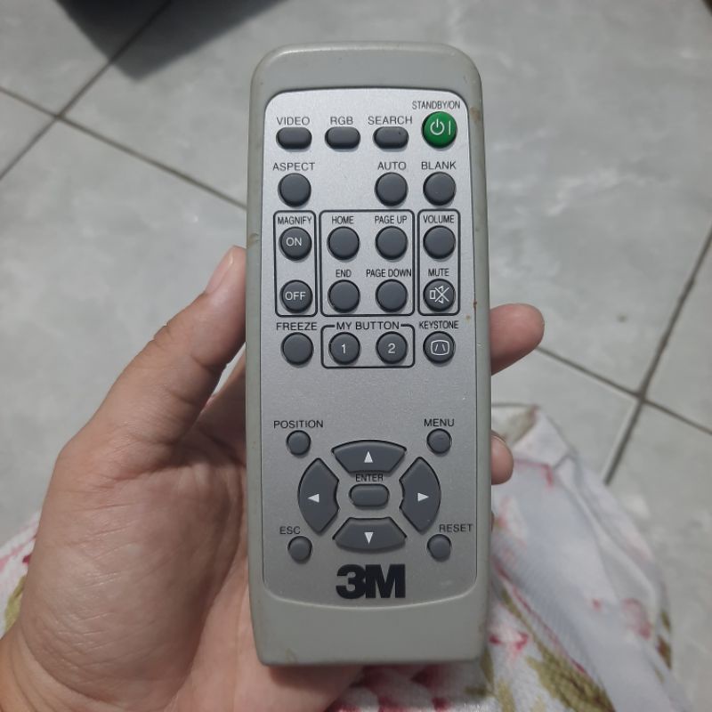 REMOTE REMOT PROYEKTOR PROJECTOR 3M ORIGINAL ASLI