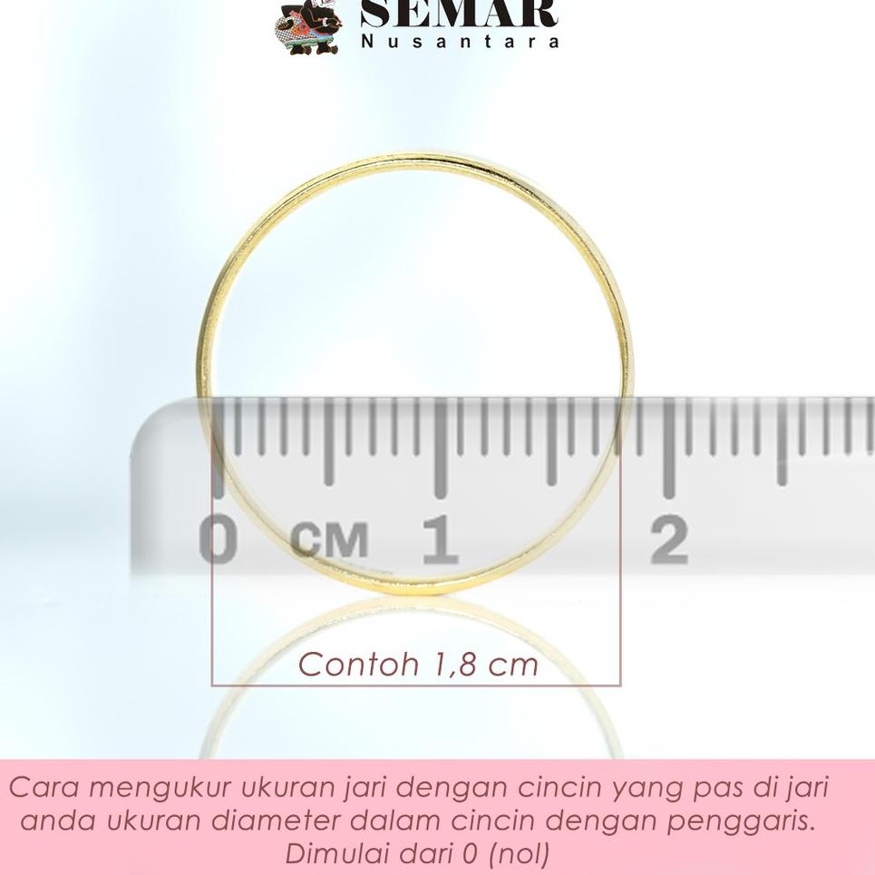 Terbagus.. Cincin Emas Alecta Gold Ring 10K Semar Nusantara