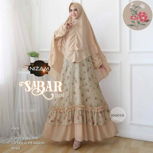 Gamis/syari SABAR BY NIZAM