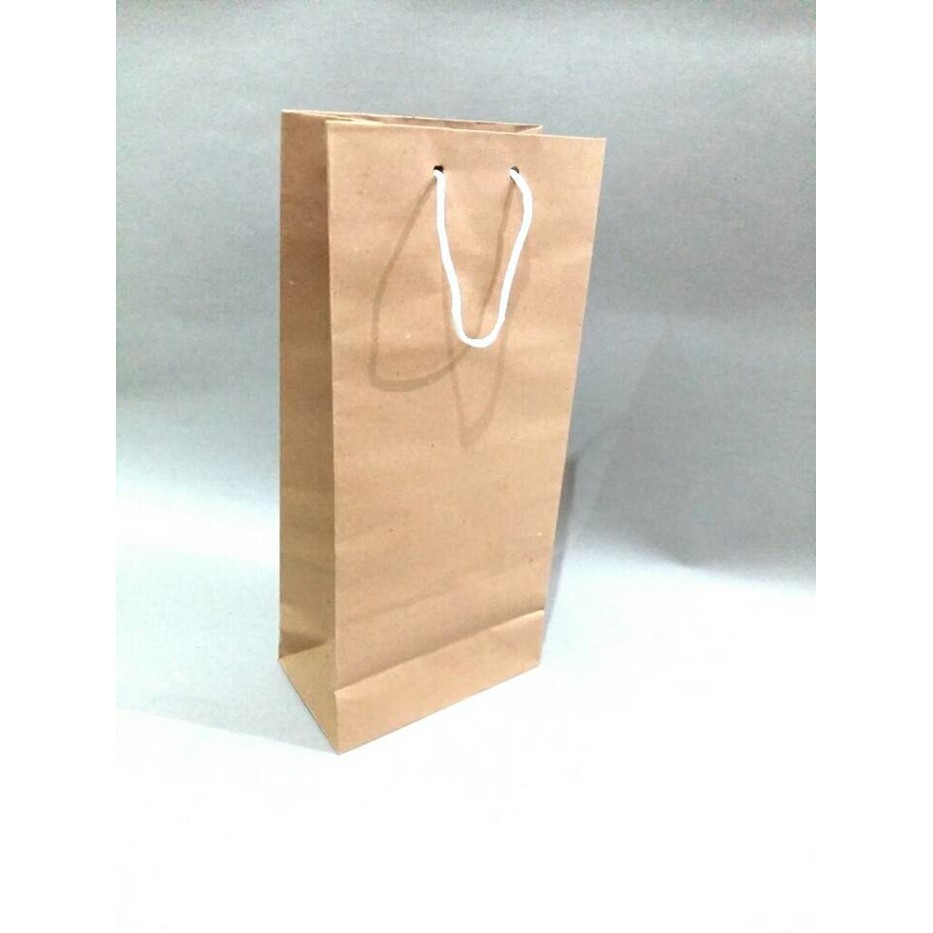 

Paper Bag Godie Bag Botol Karton Coklat Polos