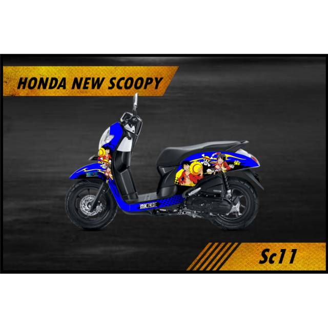 Decal new scoopy luffy one piece