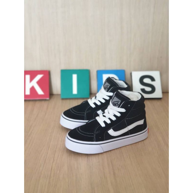 SEPATU ANAK VANS OLDSKOOL PREMIUM HIGH QUALITY SEPATU ANAK VANS SK8 HITAM