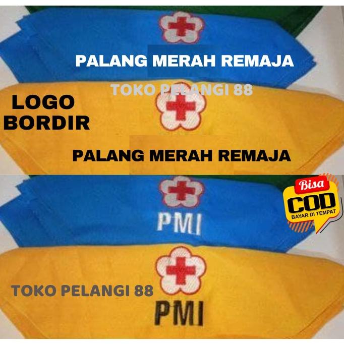 Syal Slayer PMI dan PMR Madya Wira Bordir Hasduk PMR PMI SMP SMA SMK