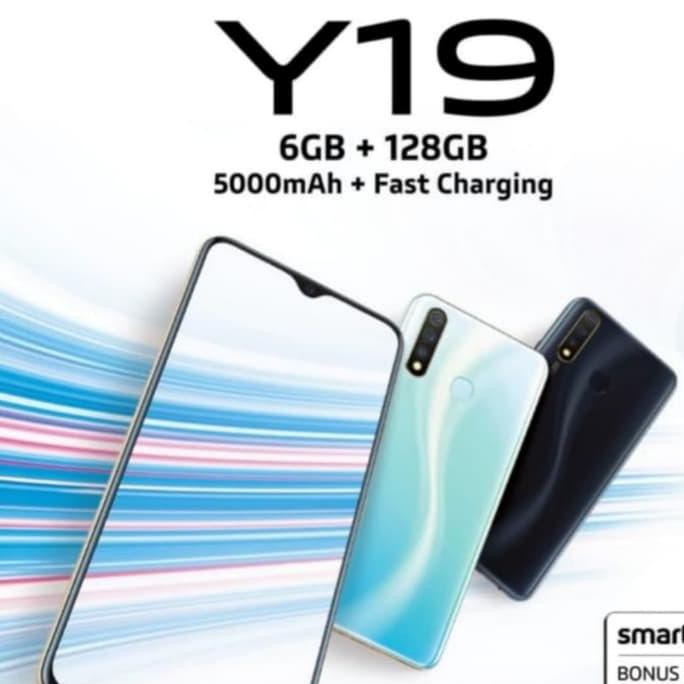 SPESIAL HR INI CUCI GUDANG HP  HP VIVO Y19 6/128 GB GARANSI RESMI - FIFO Y 19 RAM 6GB INTERNAL 128GB