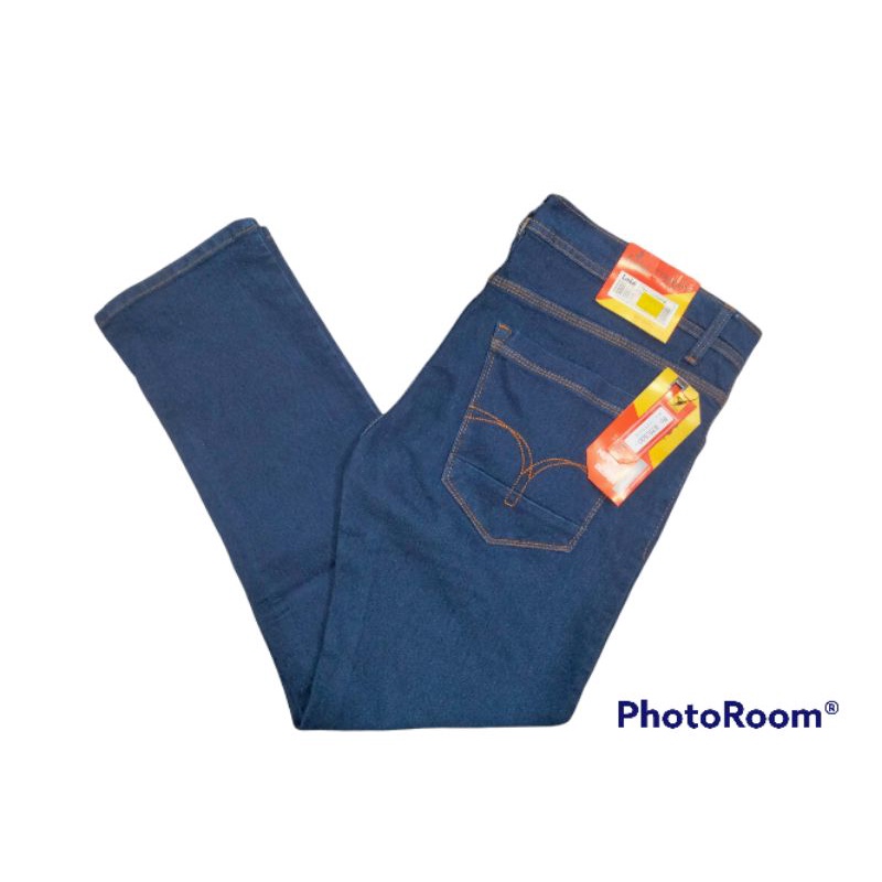 celana jeans pensil pria super jumbo, street/mellar