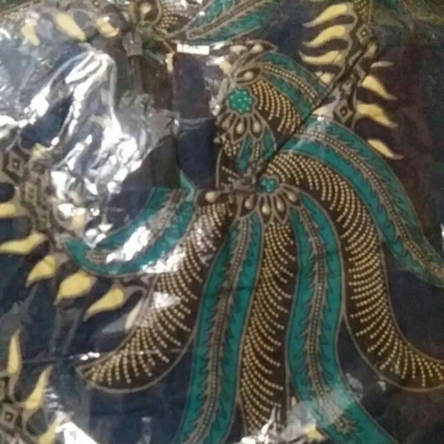 Batik Tunik Shibori Jumputan Terbaru Size S-3l / Hrb026 Yelbor Navbor / Biru Putih / Original..