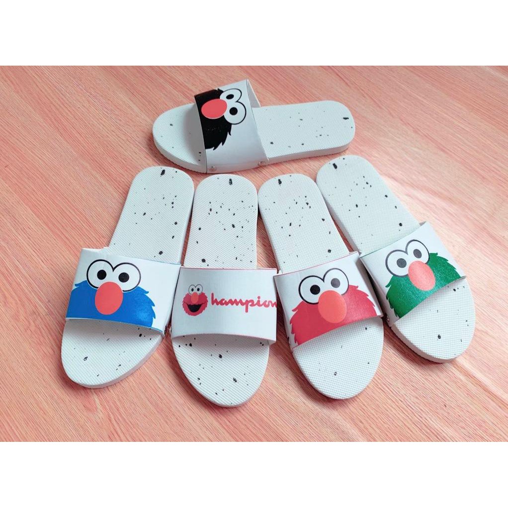 6 6 SUPER PROMO Sandal  ELMO  spon PUTIH 4 warna Shopee 