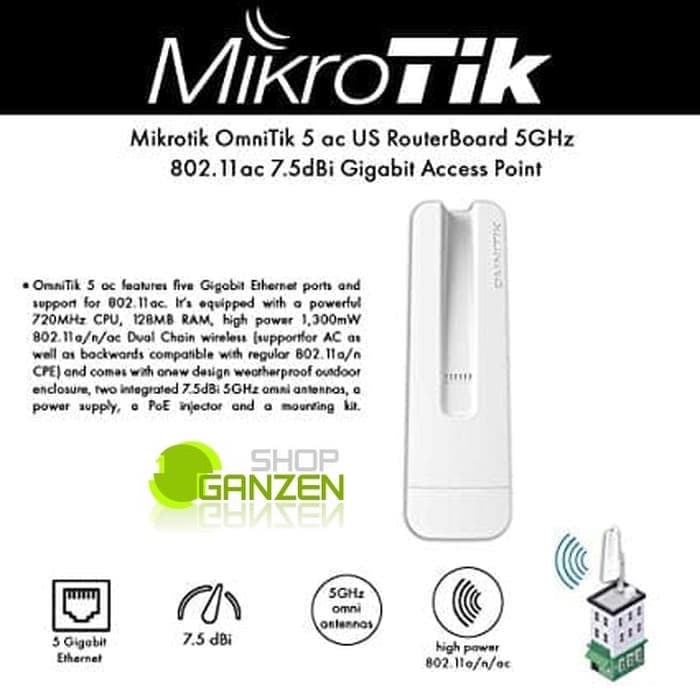 Mikrotik OmniTIK-AC (RBOmniTikG-5HacD) / omnitik ac