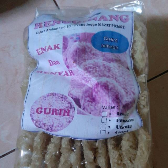 

Rengginang Bawang Putih 5 SI