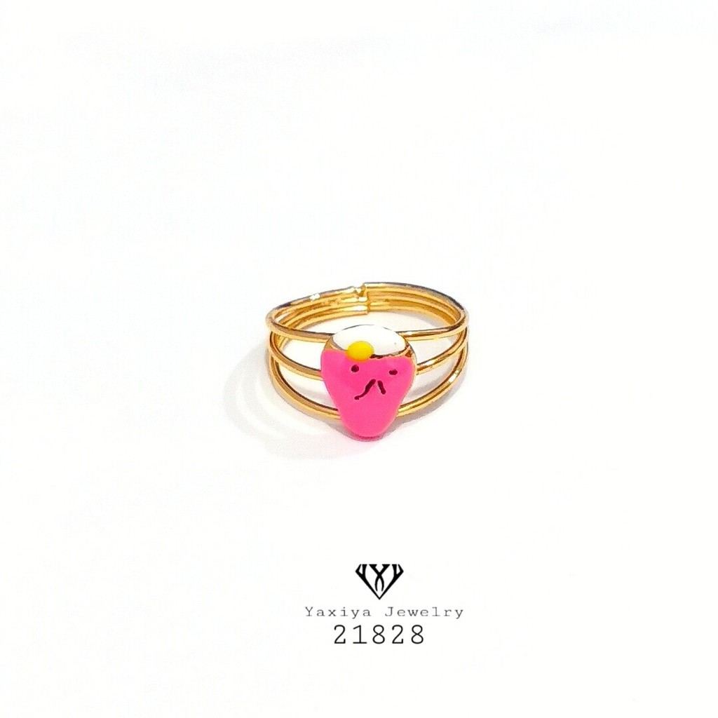 

Cincin Anak Karakter Perhiasan Lapis Emas 18K Yaxiya Jewelry 205