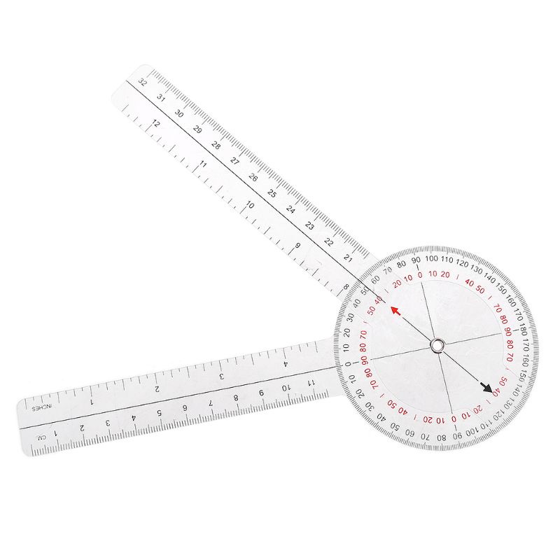 Gro Digital Angle Finder Goniometer Penggaris 13inch 33cm Goniometer Me dical Joint Ruler Calibrated Orthopedics Angle Rule