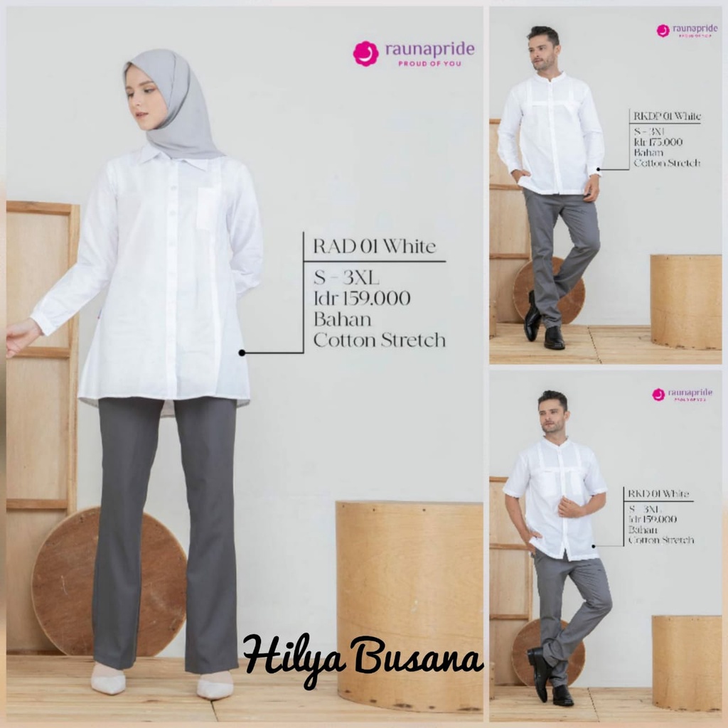 Rauna Couple Terbaru / RAD, RKD, RKDP - 01 / Fashion Muslim