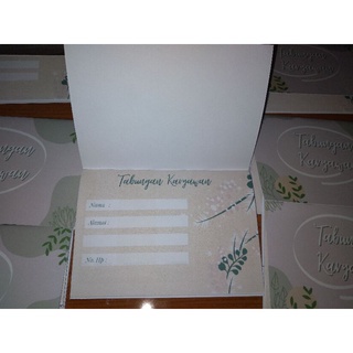 Jual Buku Tabungan Aesthetic Custom / Buku Tabungan Koperasi | Shopee