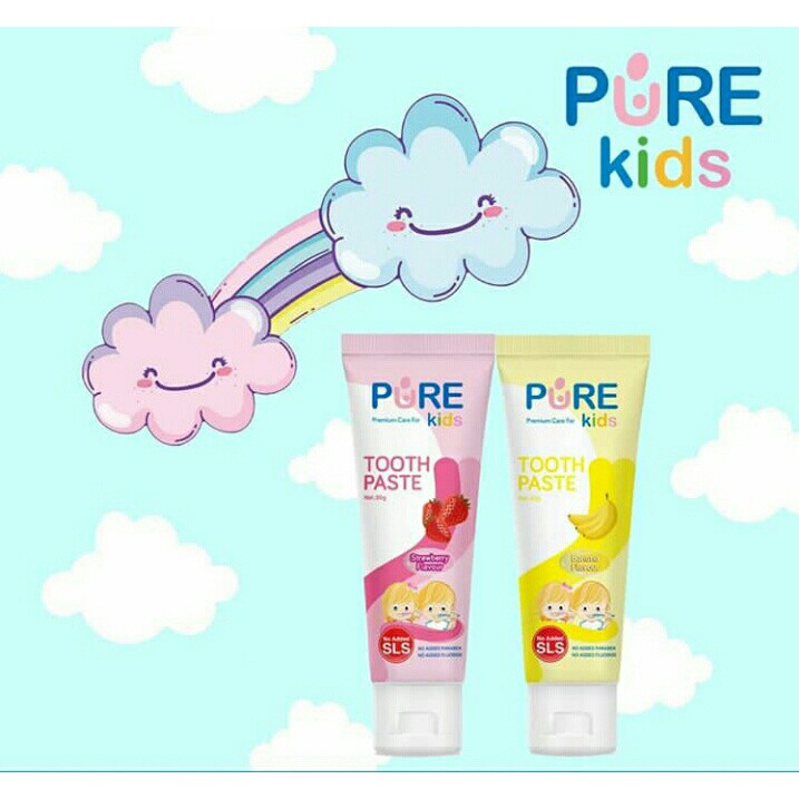 Pure Kids Toothpaste Pasta Gigi Anak 50gr