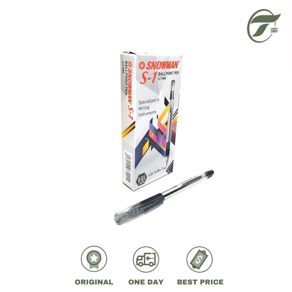 

BALLPEN S-1 FINE 0.7 ECER SNOWMAN (BLACK)