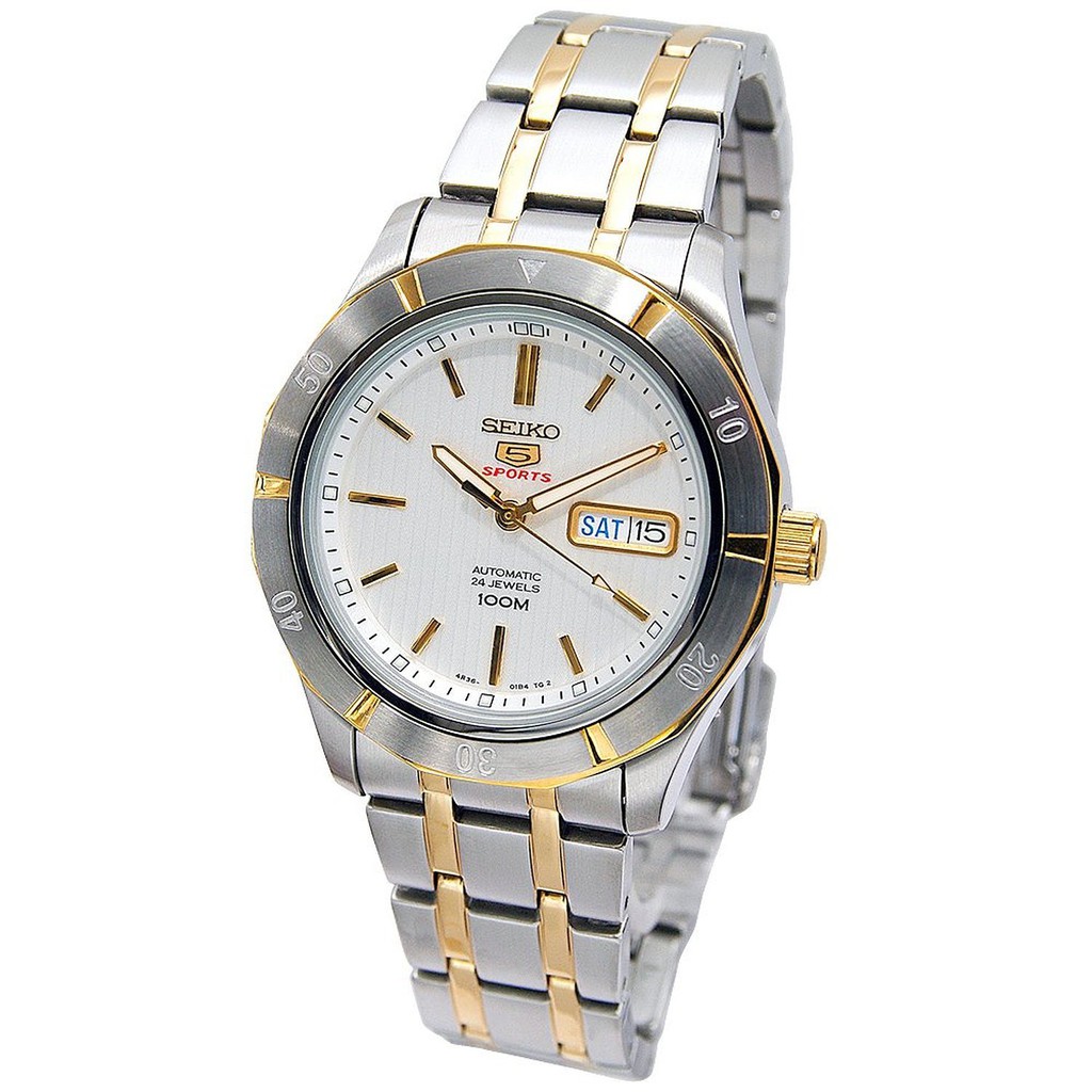 Seiko 5 Sports Mens SRP290K1 Automatic Silver Dial | Jam Pria SRP290