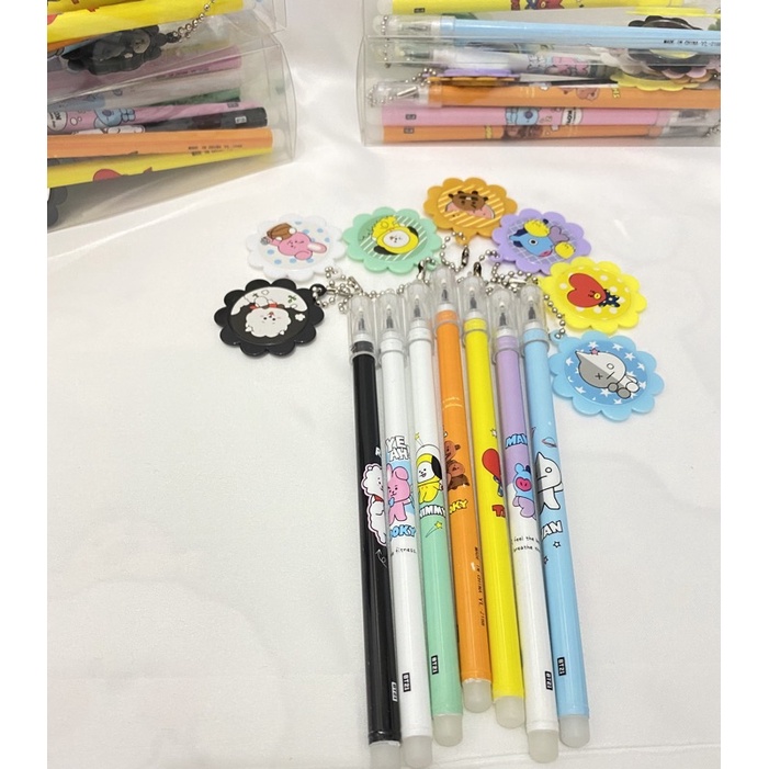 

Pulpen Gantungan Cermin 2 in 1 puplen + penghapus BT21/BTS