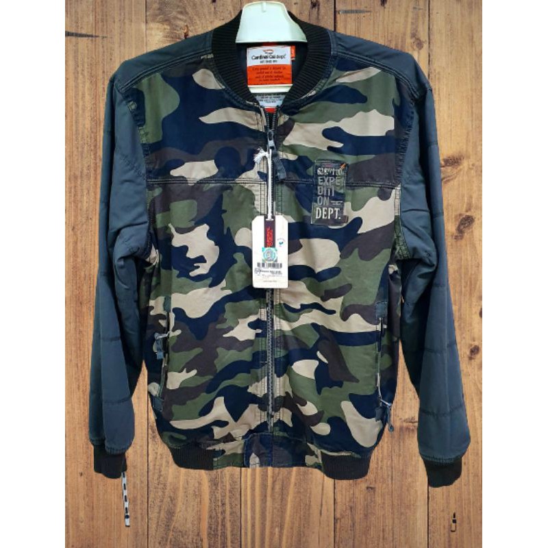 Cardinal Jeans Jaket Original - Jaket Bomber - Jaket Bomber Army