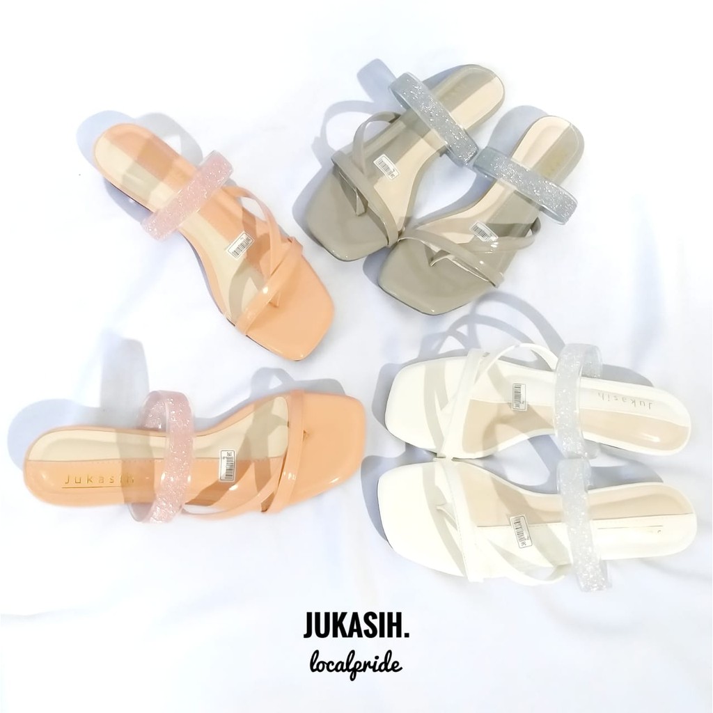 JUKASIH - ZUBA sepatu wanita  hak peep toes