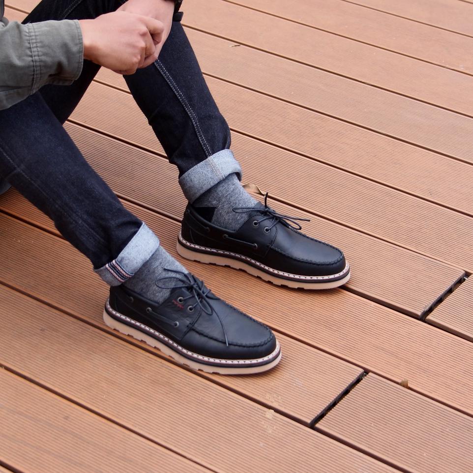 Terlaris.. BRADLEYS FOOTWEAR - SEPATU LOAFERS KEREN KULIT ASLI  - ZAPATO INC BLACK