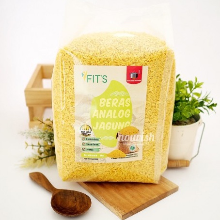 Fits Mandiri, Beras Analog Jagung NON GMO 2kg