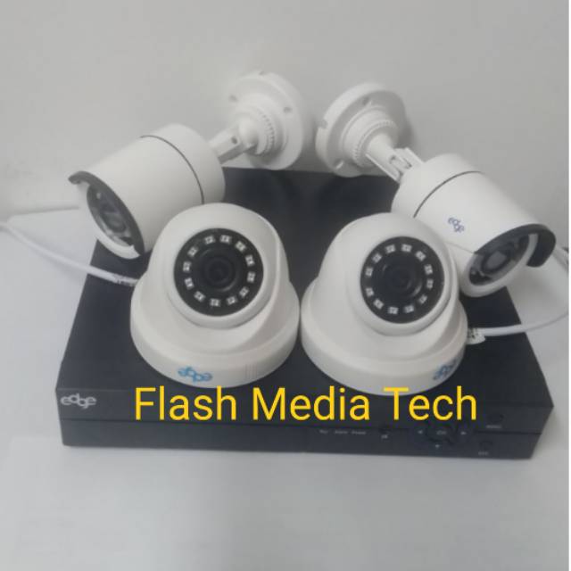 Promo paket cctv edge 4 kamera komplit 1 set