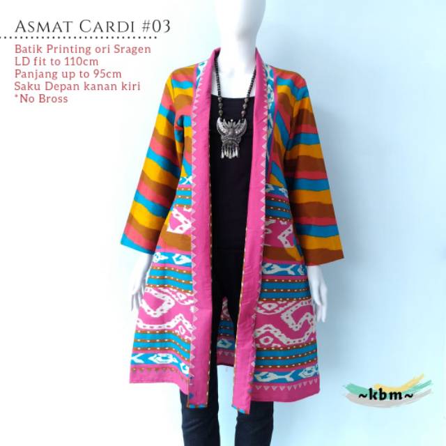 Cardi asmat ori batik solo